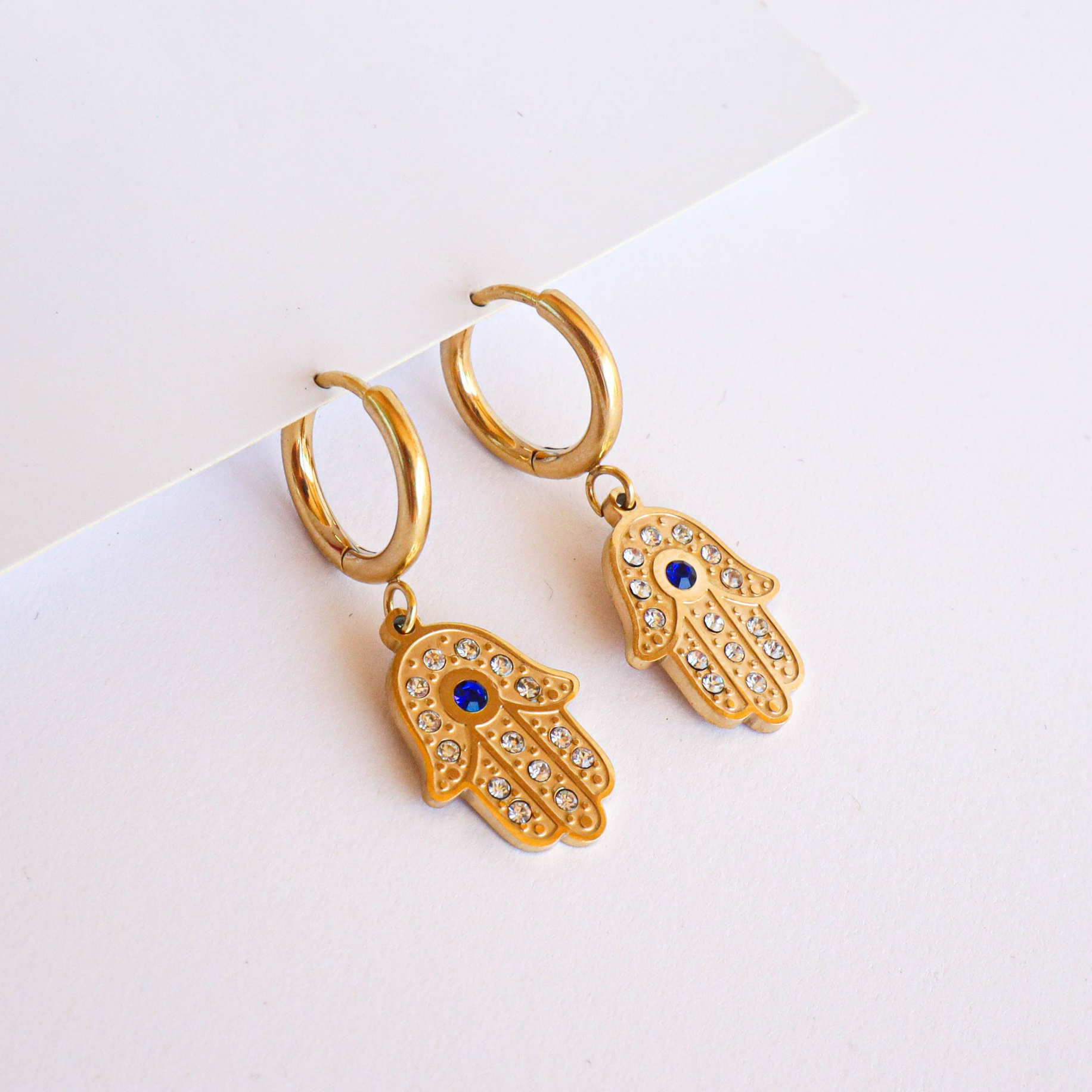 Hamsa Earrings Aryenne Jewelry & Suncatchers