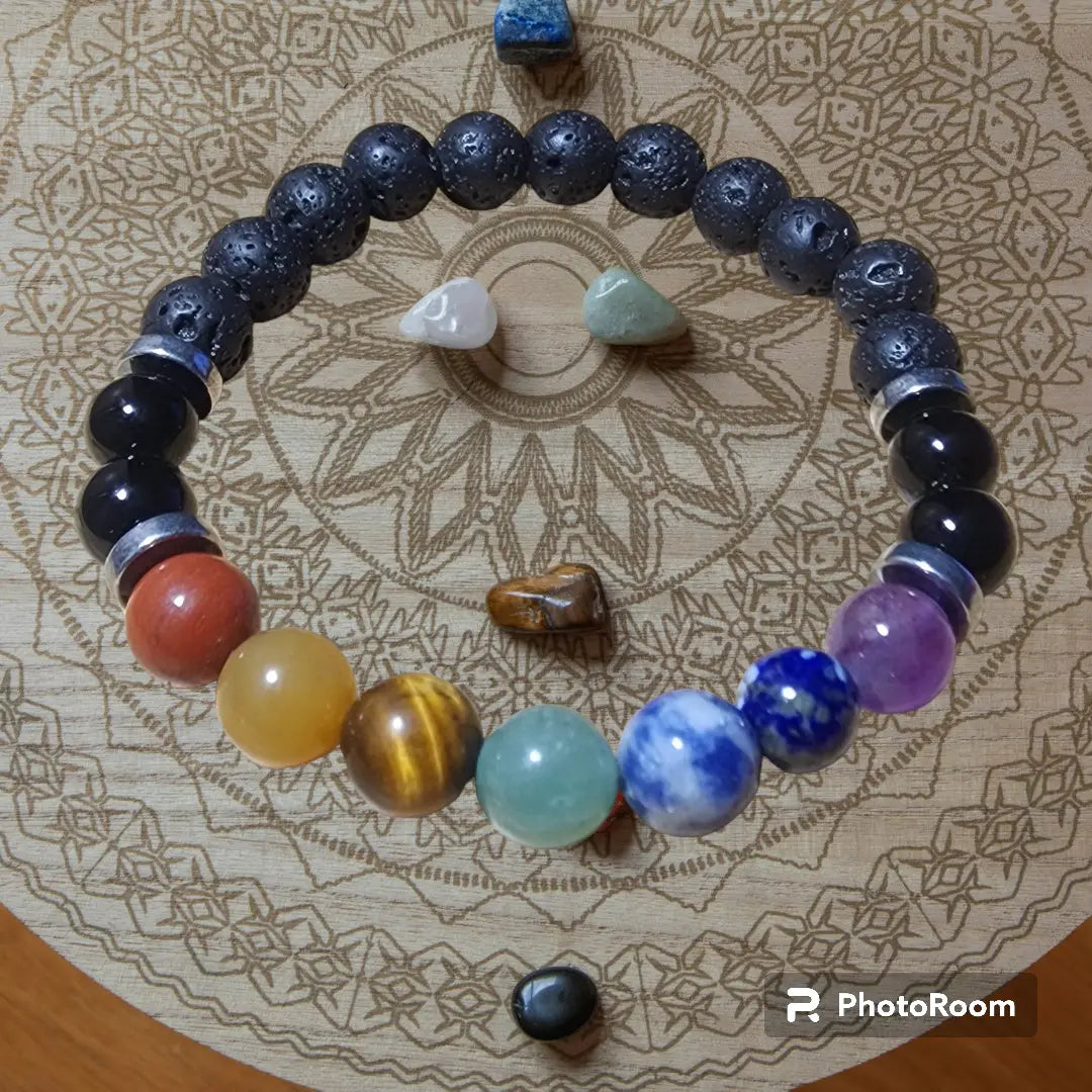 Chakra Stretch Bracelet Bead From The Heart Creations