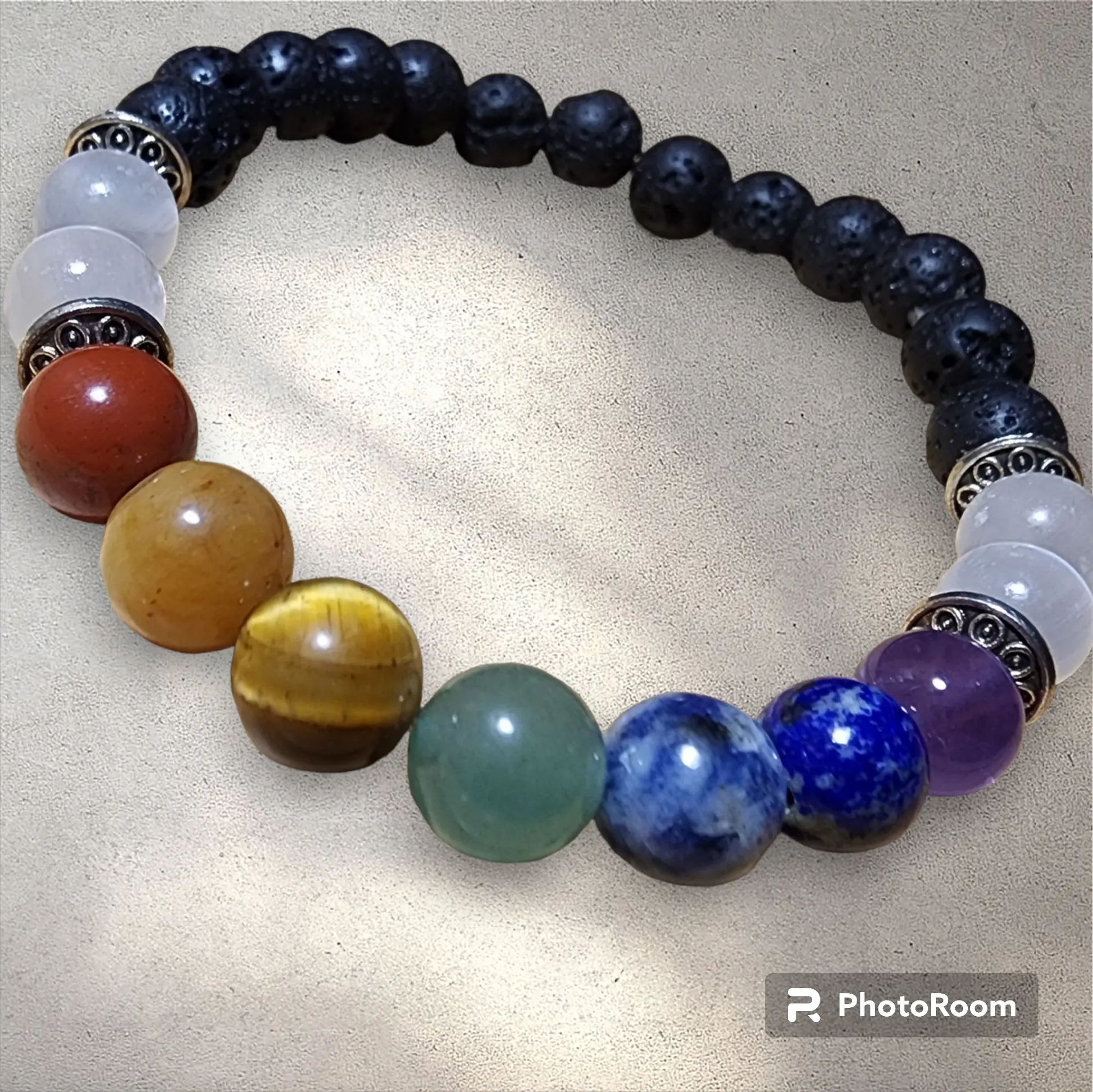 Chakra Stretch Bracelet Bead From The Heart Creations