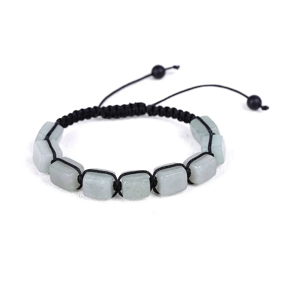 Clear Quartz Cube Bead Adjustable Bracelet It's Your Journey LLC