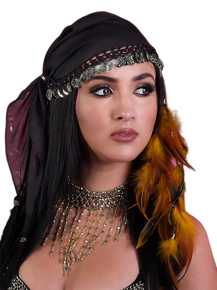 Coin Headpiece Western Fashion