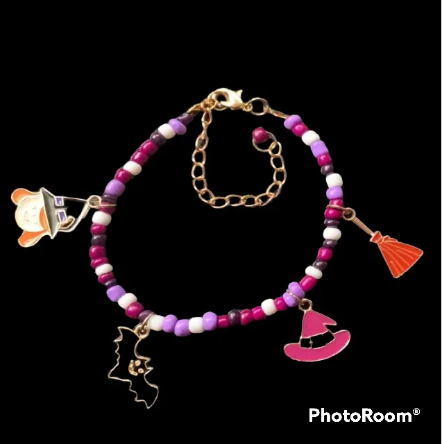 Halloween Charm Bracelet - Bead From The Heart Creations