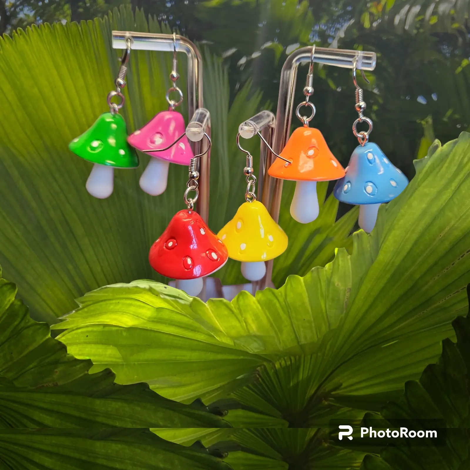 Mushroom Earrings - Bead From The Heart Creations