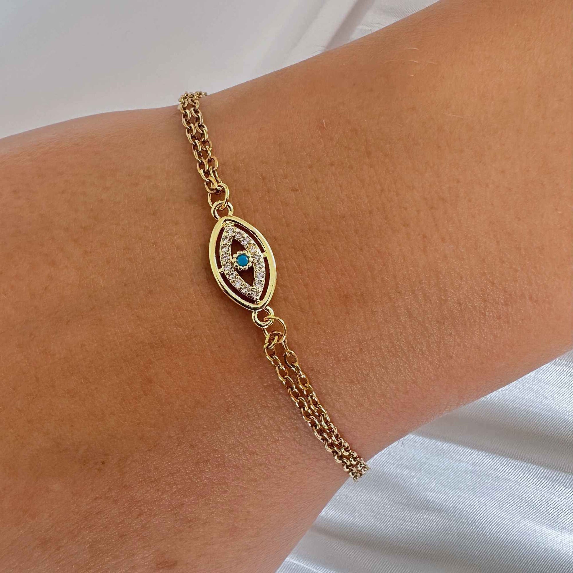 Dainty Evil Eye Bracelet Aryenne Jewelry & Suncatchers